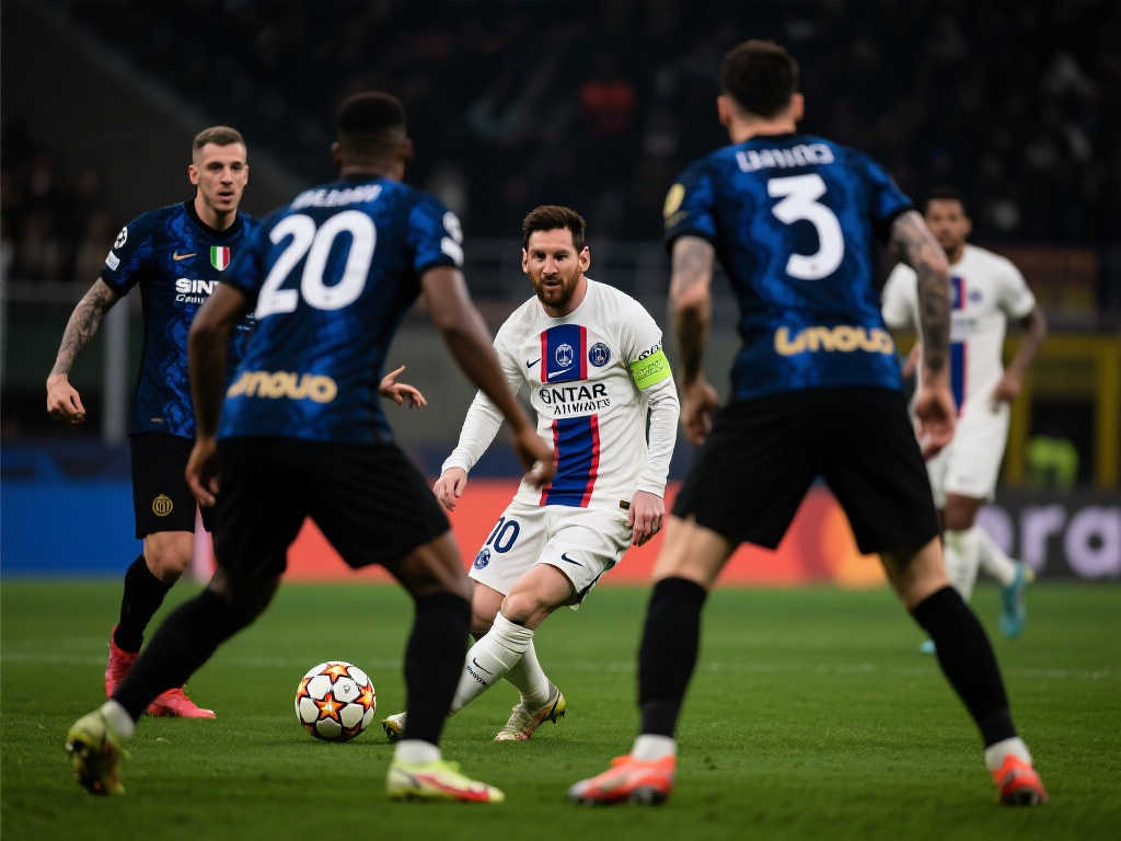 国米对阵巴萨，欧冠半决赛上演巅峰对决！激动人心！